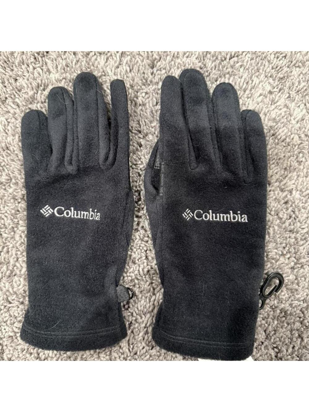 Columbia Black Fleece Gloves Medium
